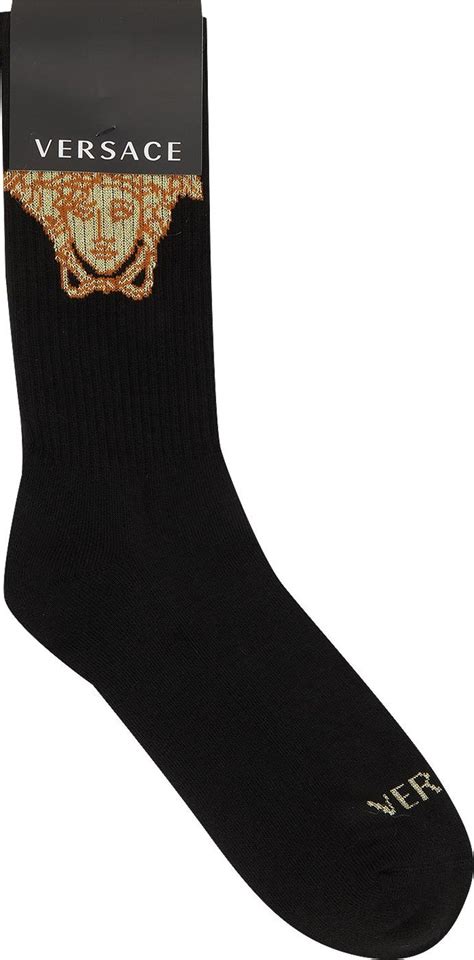 versace socks womens|Versace medusa socks.